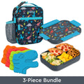 Kids Snap & Go Lunch Box, Insulated Lunch Tote, & Ice Packs