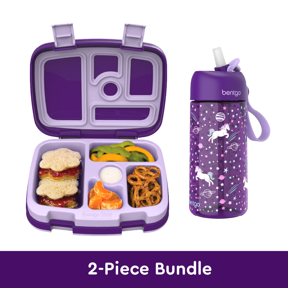 Kids Prints Lunch Box & Water Bottle