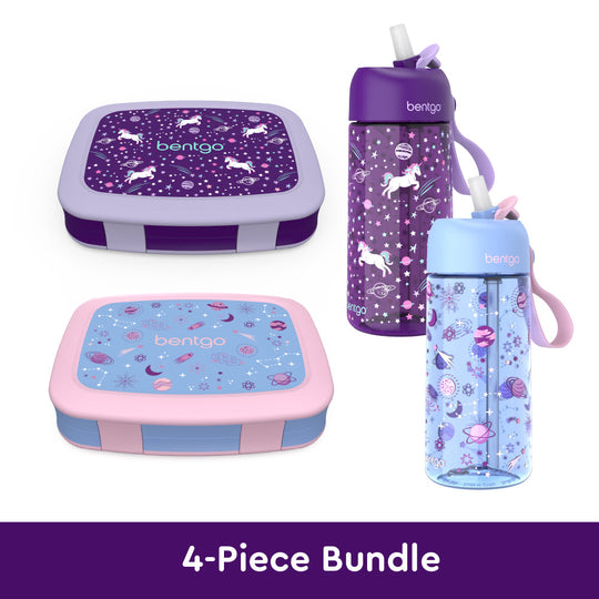 Kids Prints Lunch Boxes & Water Bottles