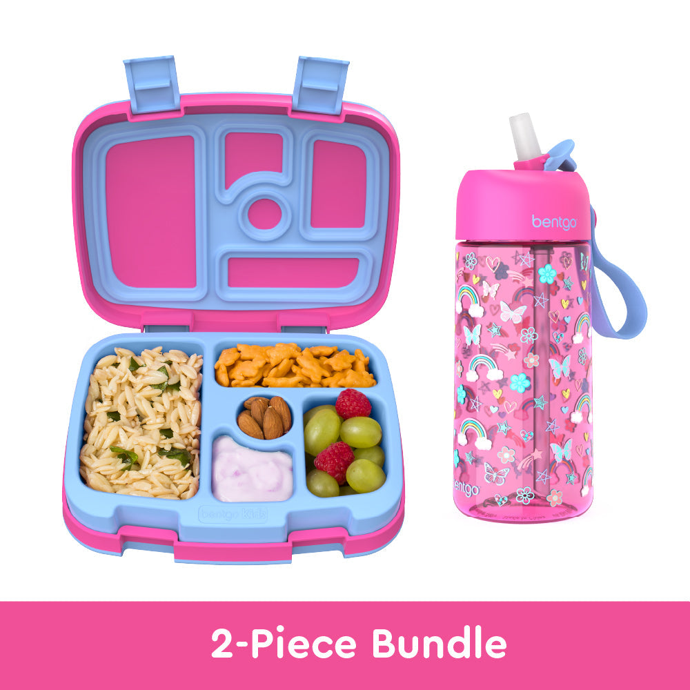 Kids Prints Lunch Box & Water Bottle