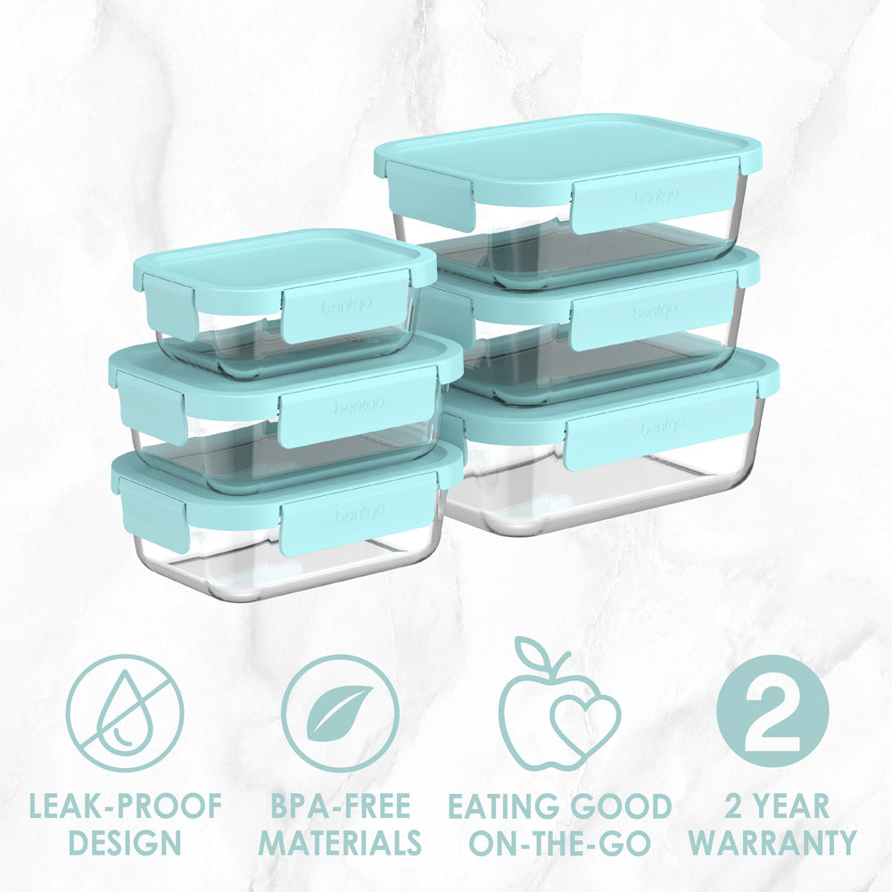 Glass Leak-Proof Food Storage Set (12-Piece)