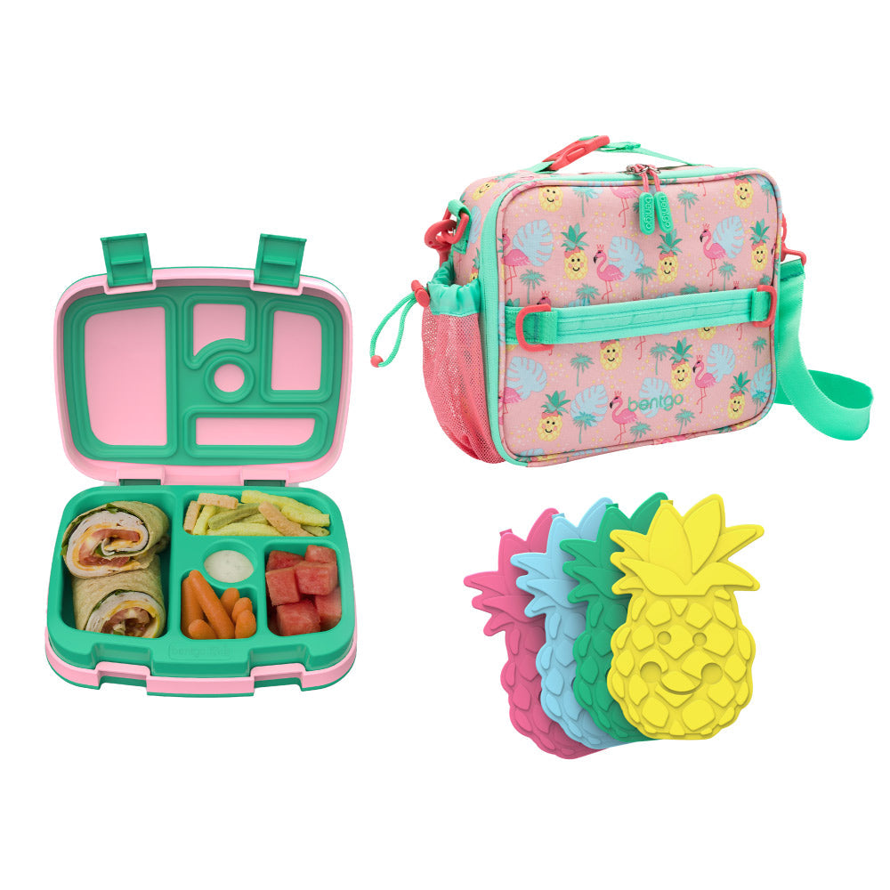 Kids Prints Lunch Box, Lunch Bag, & Ice Packs