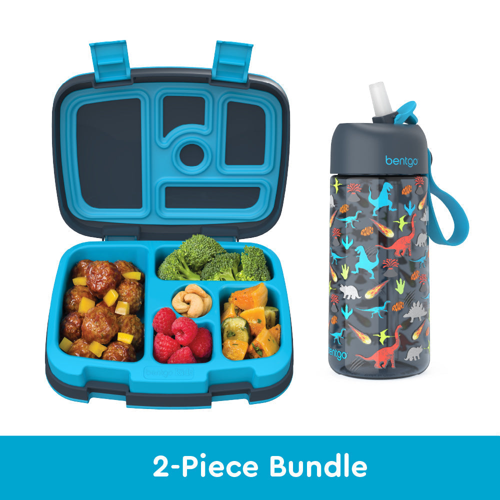 Kids Prints Lunch Box & Water Bottle