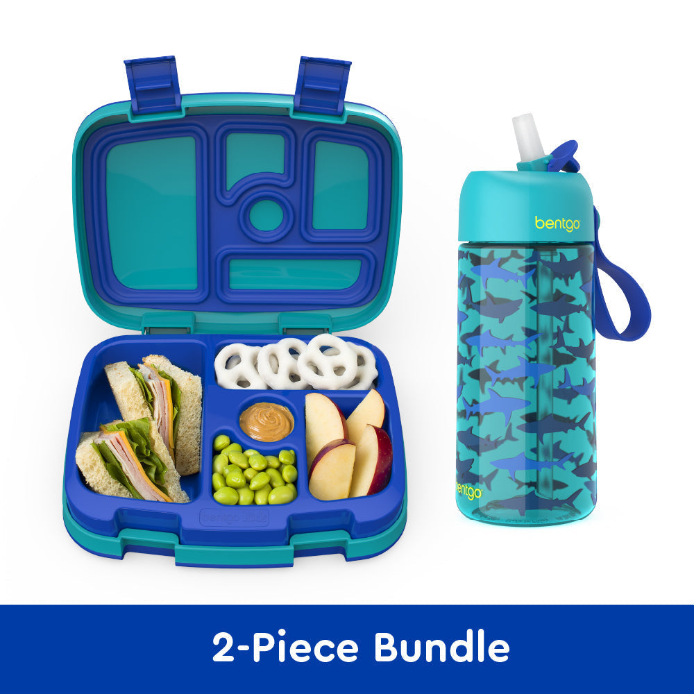 Kids Prints Lunch Box & Water Bottle