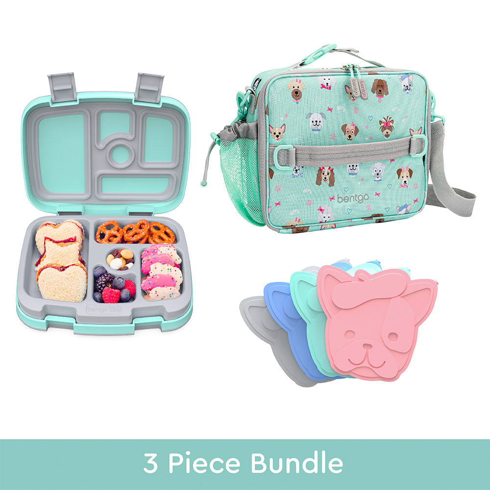 Kids Prints Lunch Box, Lunch Bag, & Ice Packs