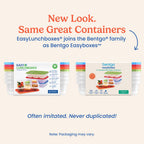 Easyboxes 5-Compartment Food Containers 8-Piece Set