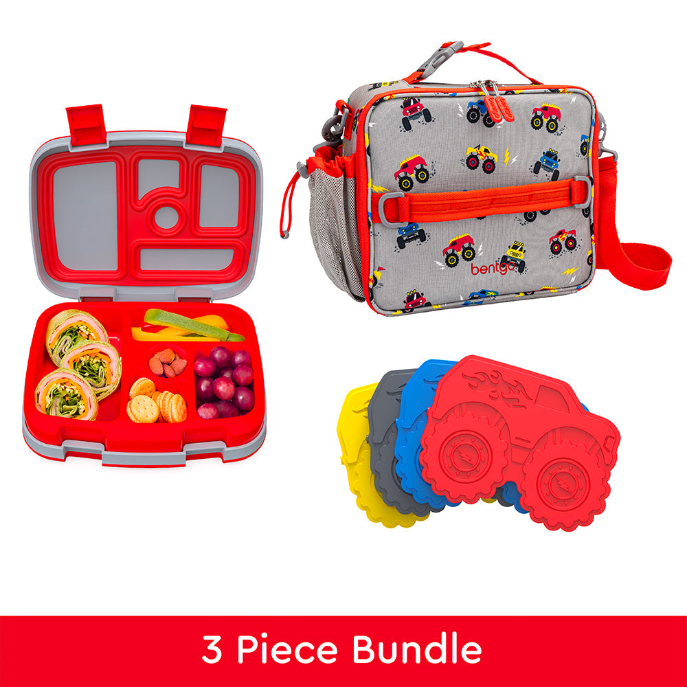 Kids Prints Lunch Box, Lunch Bag, & Ice Packs
