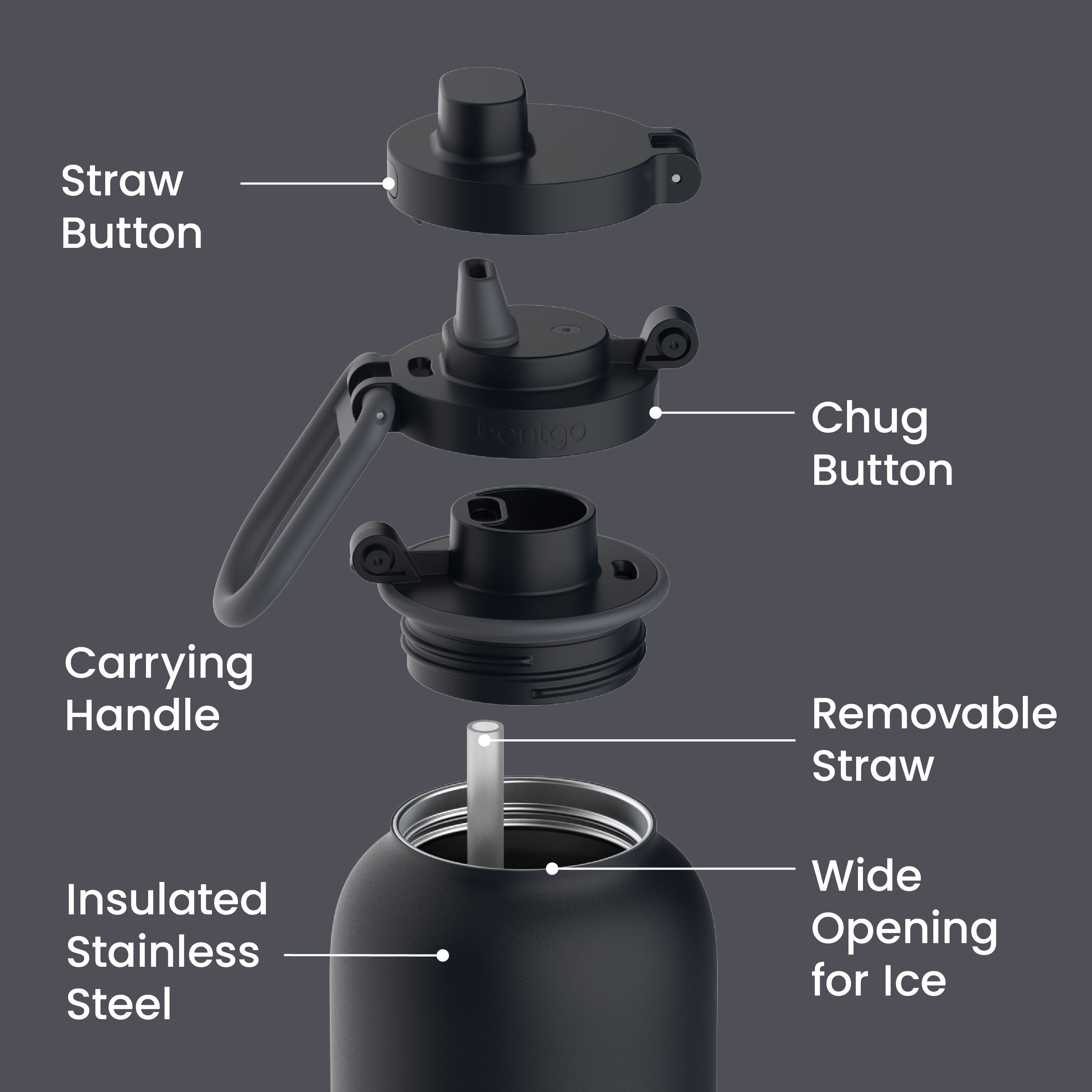 Flip 2-in-1 Water Bottle (40 fl oz)