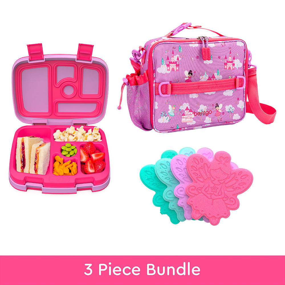 Kids Prints Lunch Box, Lunch Bag, & Ice Packs