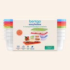 Easyboxes 5-Compartment Food Containers 8-Piece Set