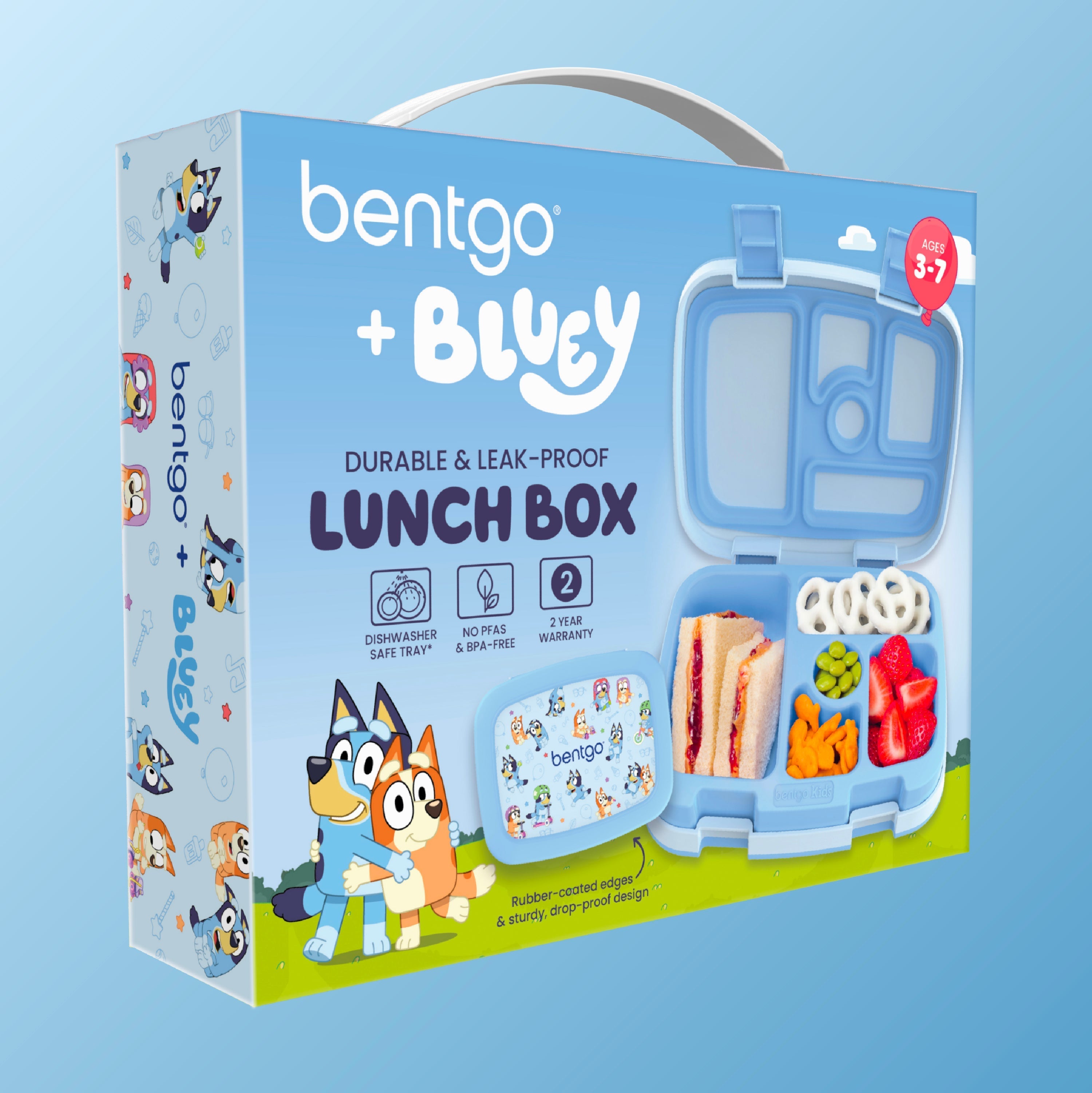 + Bluey Kids Prints Lunch Box