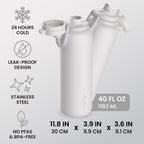 Flip 2-in-1 Water Bottle (40 fl oz)