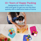 Easyboxes 4-Compartment Snack Containers 20-Piece Set