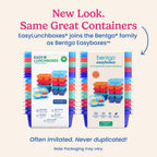 Easyboxes 4-Compartment Snack Containers 20-Piece Set