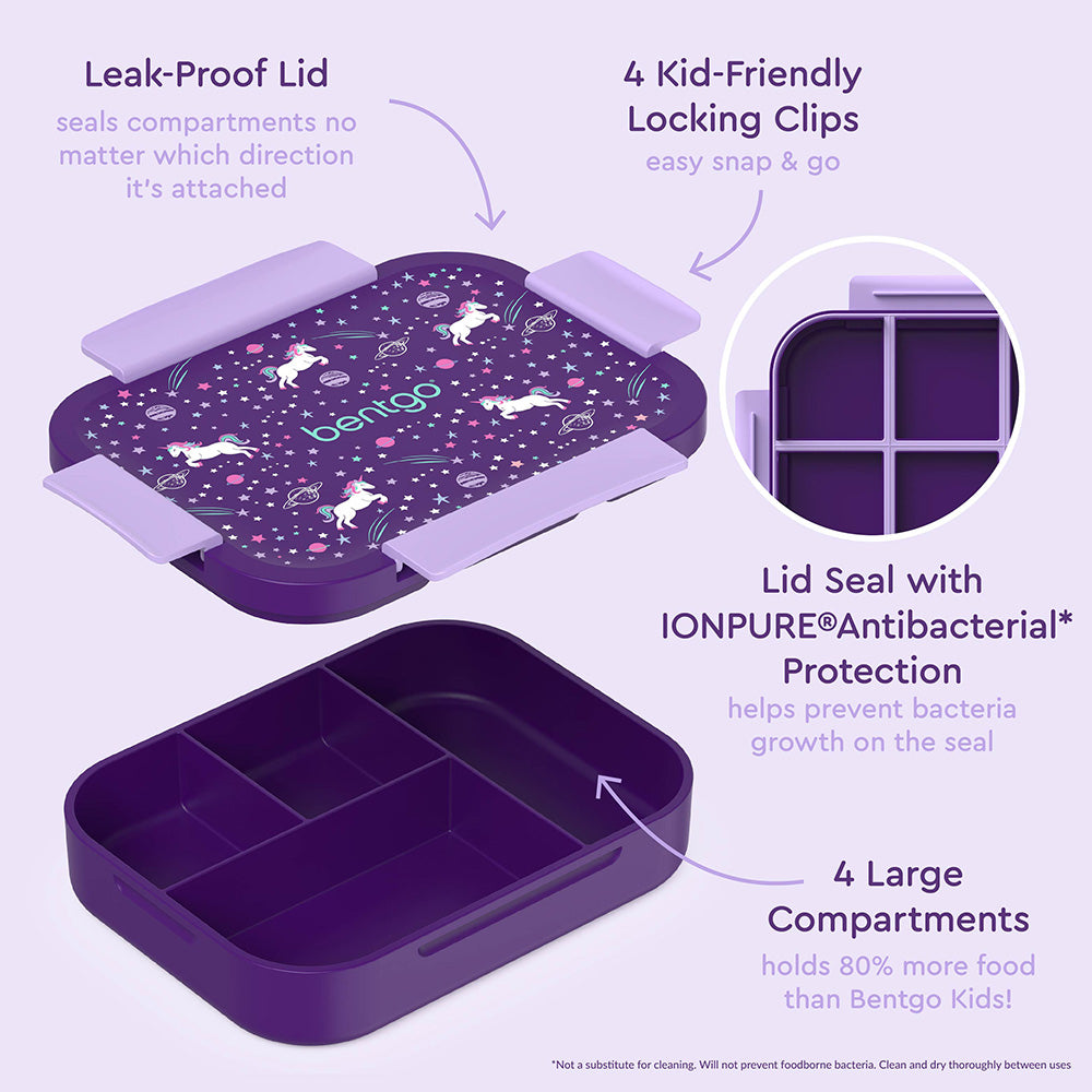 Kids Snap & Go Lunch Box, Insulated Lunch Tote, & Ice Packs