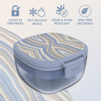 Glass Prints All-in-One Salad Container
