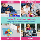 Easyboxes 4-Compartment Snack Containers 20-Piece Set