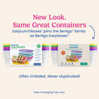 Easyboxes 3-Compartment Food Containers 8-Piece Set