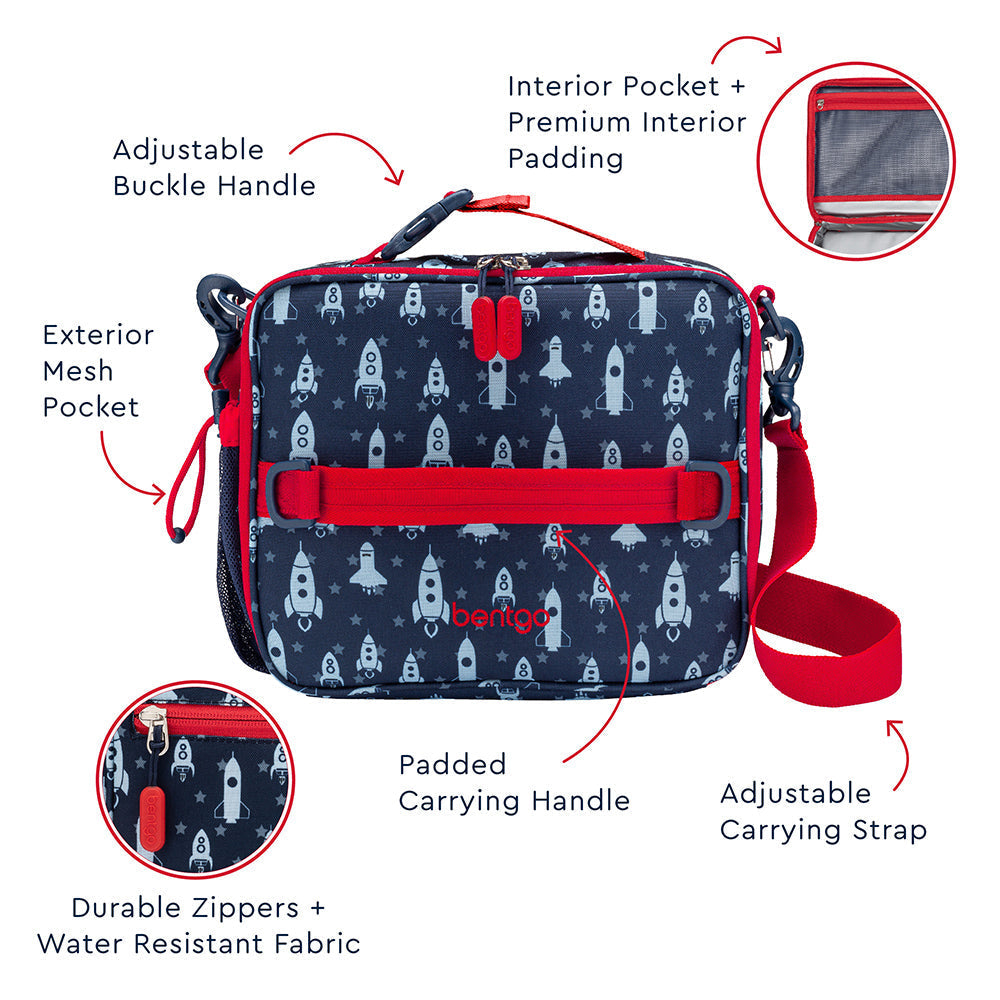 Kids Prints Lunch Box, Lunch Bag, & Ice Packs