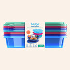 Easyboxes 4-Compartment Oval Containers 8-Piece Set