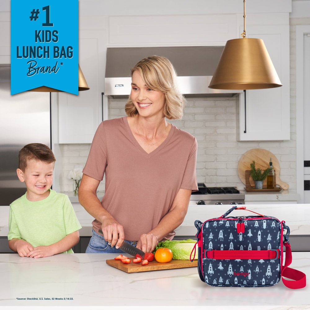 Kids Prints Lunch Box, Lunch Bag, & Ice Packs