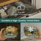 Glass Prints All-in-One Salad Container