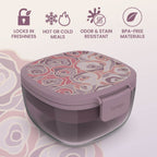 Glass Prints All-in-One Salad Container