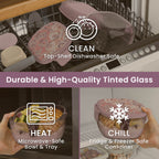 Glass Prints All-in-One Salad Container