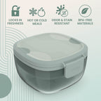 Glass Prints All-in-One Salad Container