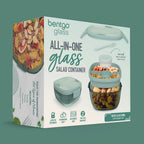 Glass Prints All-in-One Salad Container