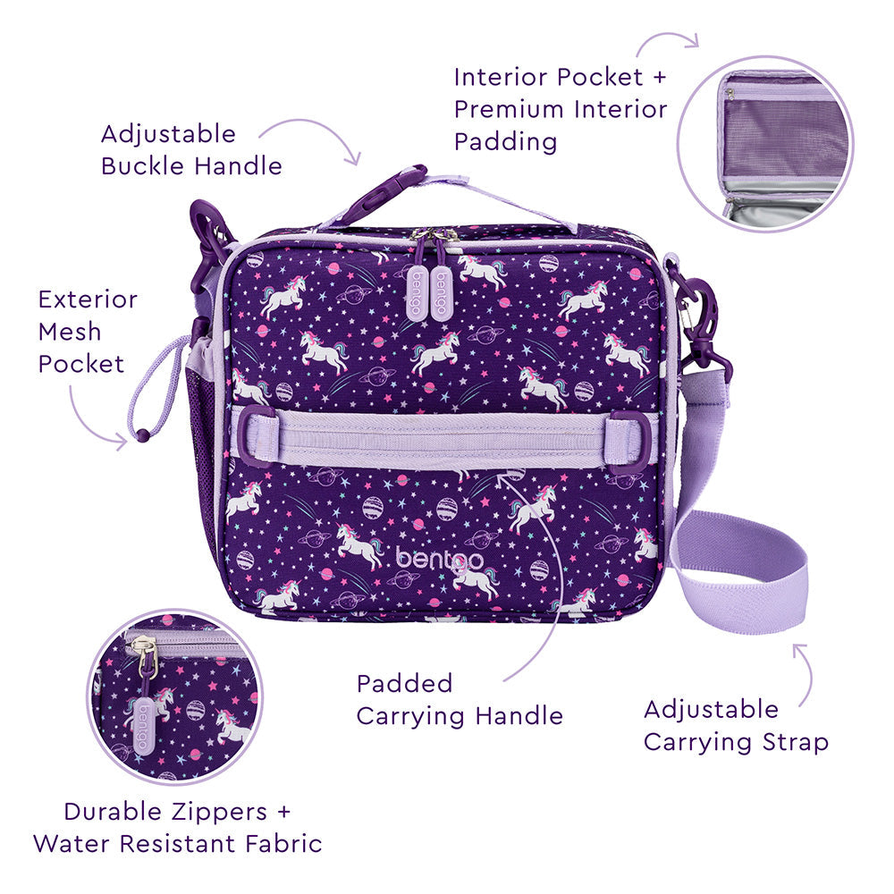 Kids Prints Lunch Box, Lunch Bag, & Ice Packs